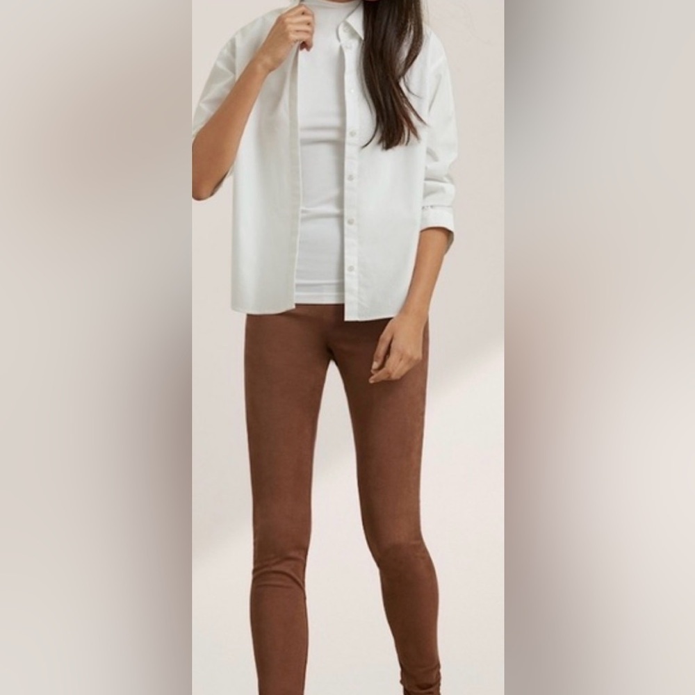 Wilfred suede feel Brown Leggings pants